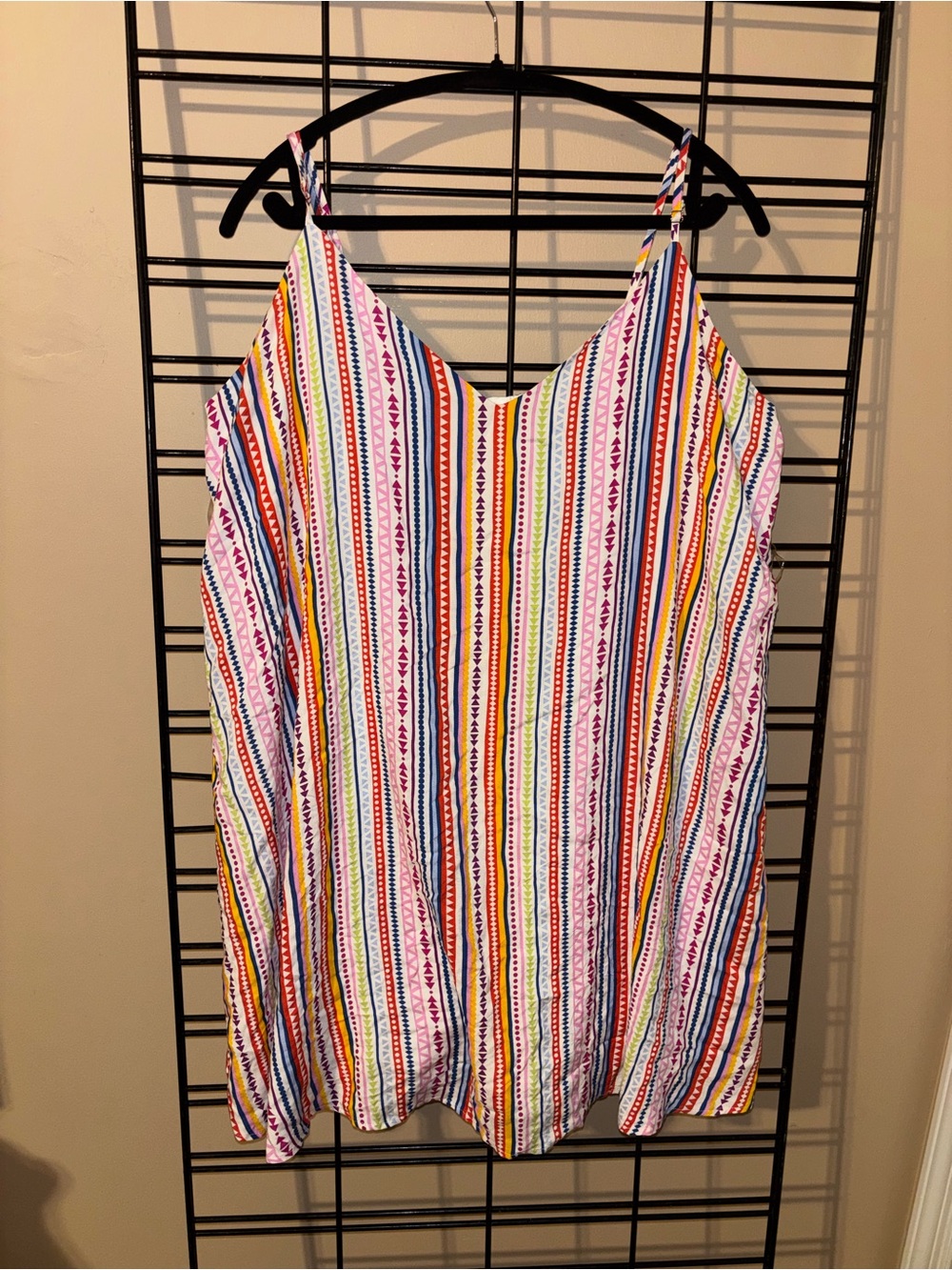 Women’s striped Rainbow Sundress - Multicolor